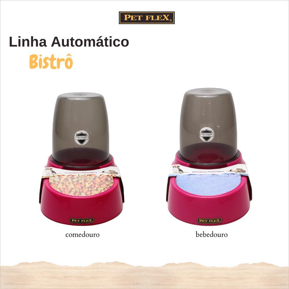 Bebedouro Automático Pet Flex Rosa - 9