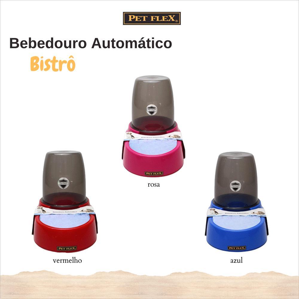Bebedouro Automático Pet Flex Rosa - 11