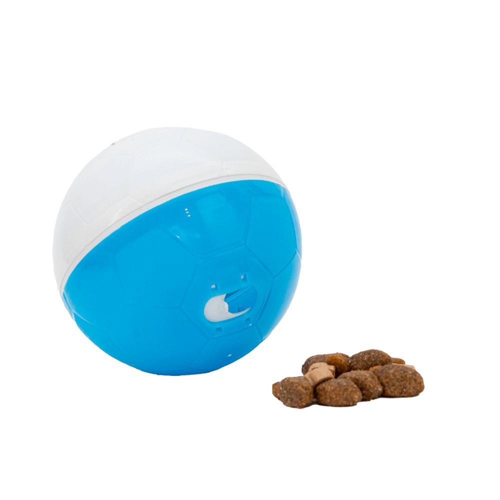 Brinquedo Comedouro Amicus Crazy Ball Azul e Branca - 2