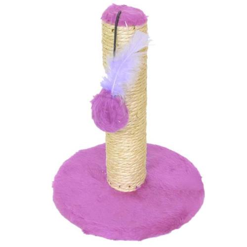 Arranhador Sisal Liso 1 Andar Rosa