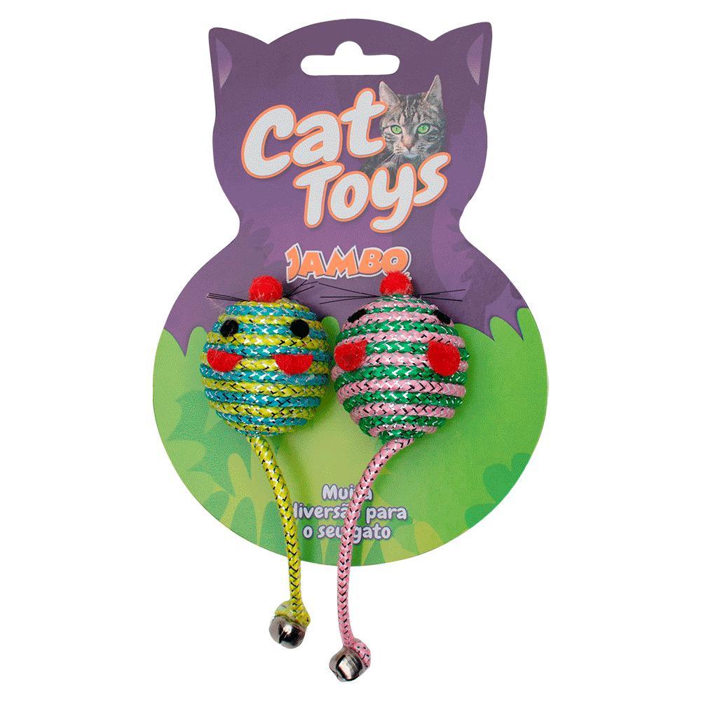 Brinquedo Gato Ratinho Redondo Jambo - 3