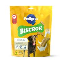 Biscoito Pedigree Biscrok para Cães Adultos Raças Grandes Leite - 2