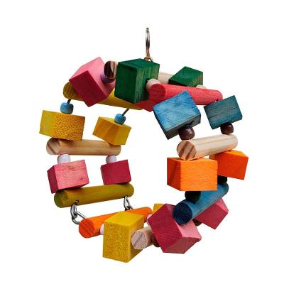 Brinquedo para Aves Roda Colorida Real Brinquedos Pet