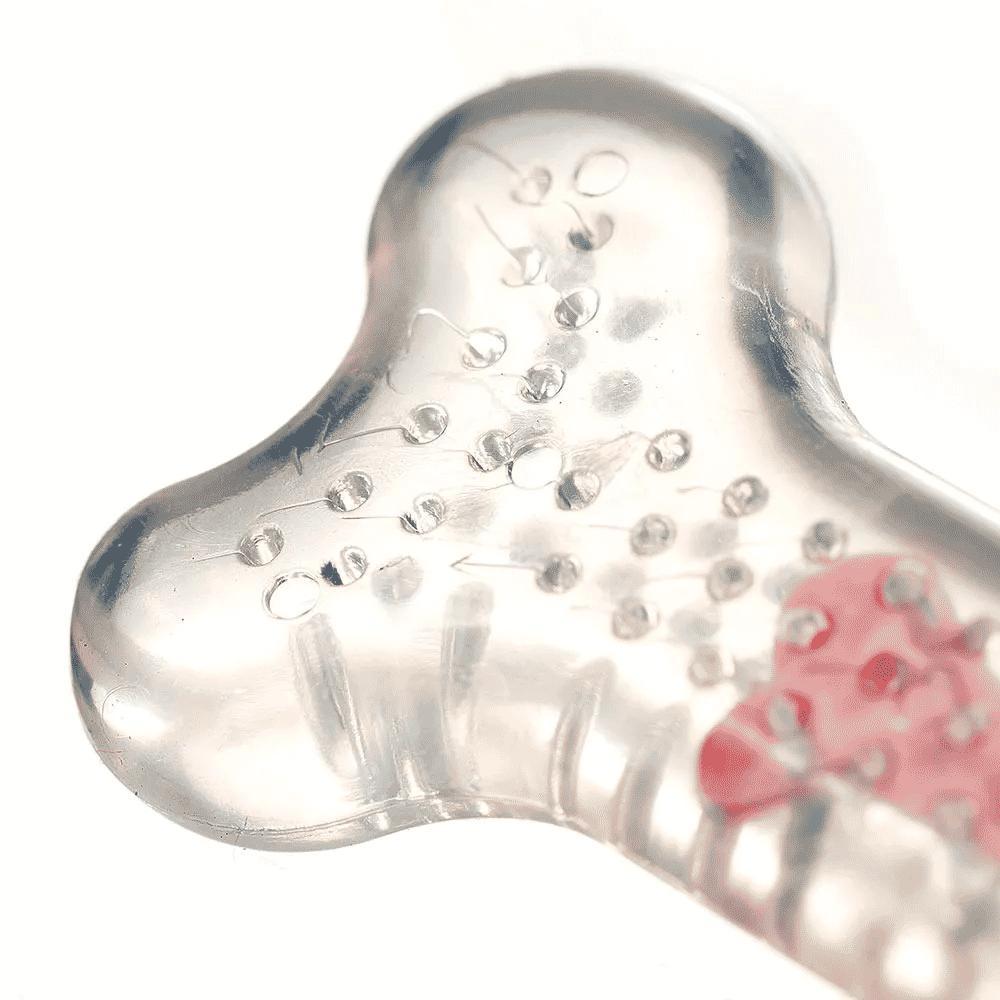 Brinquedo Osso Silicone Boninho Carne Jambo - 5