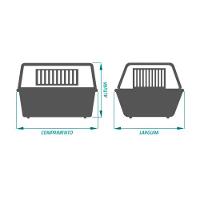 Caixa de Transporte Luxo Furacão Pet Rosa - 3