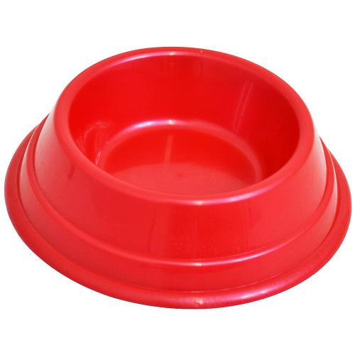 Comedouro Plástico Gatos Vermelho Triton Dog