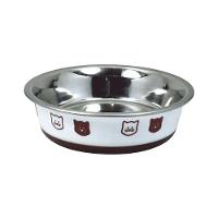 Comedouro Gatos Inox Fusion Branco Jambo - 1