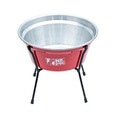 Comedouro Aramado Simples NF Pet Vermelho