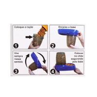 Comedouro Automático Pet Flex Azul