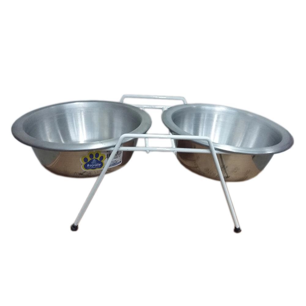 Comedouro Duplo com Suporte Royale - 1