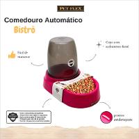 Comedouro Automático Pet Flex Vermelho - 3