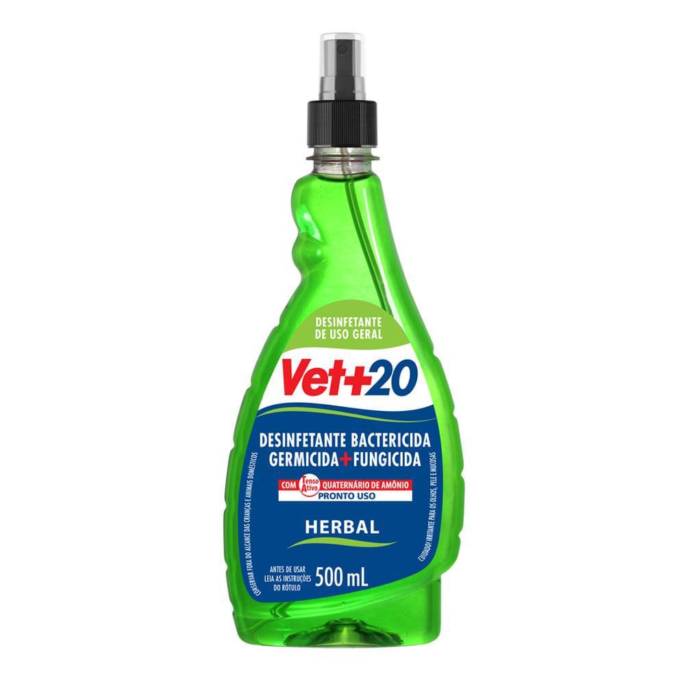 Desinfetante Bactericida Spray Vet+20 Herbal - 2