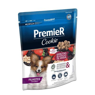 Cookie Premier Cães Filhotes Frutas Vermelhas e Aveia