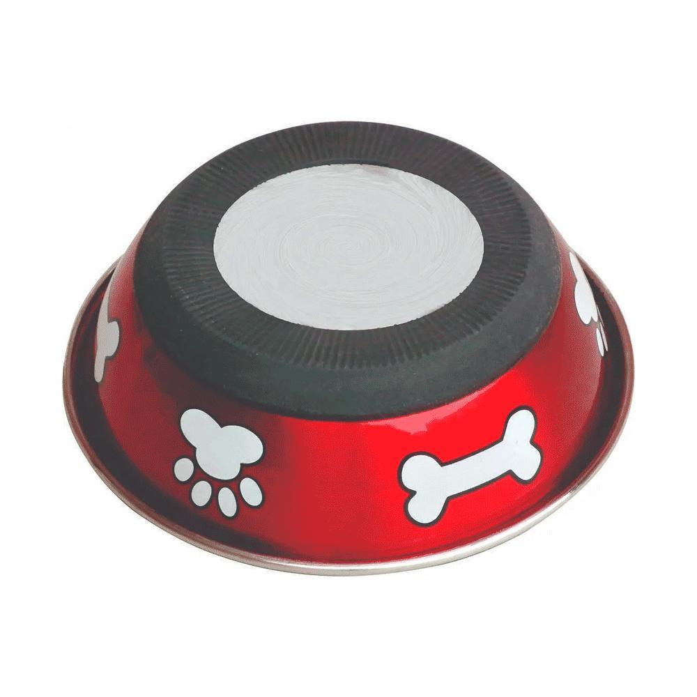 Comedouro Metálico Vermelho Jambo - 7