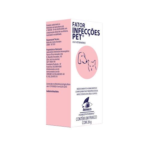 Fator Infecções Pet para Cães e Gatos Arenales