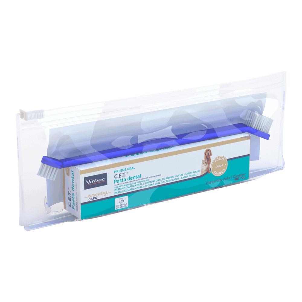 Kit C.E.T. Higiene Oral Pasta Escova + Necessaire Virbac - 4