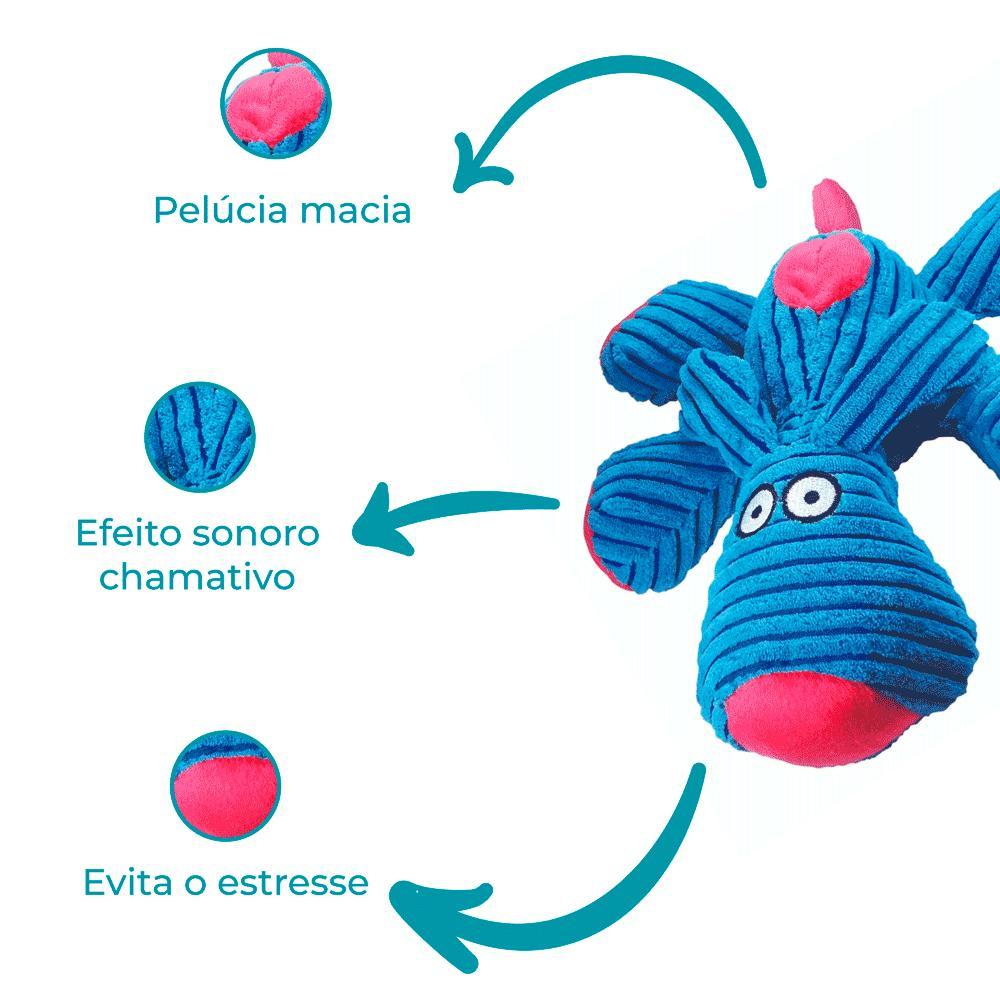 Mordedor Pelúcia Dog Rest Azul Jambo - 2