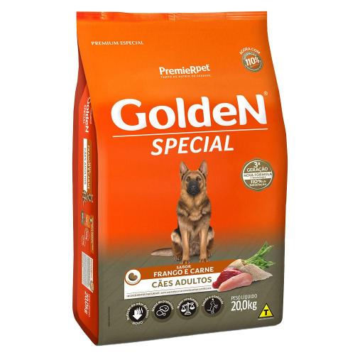 Ração Golden Special para Cães Adultos Frango e Carne 20kg