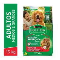 Ração Dog Chow Cães Adultos Médios e Grandes Carne, Frango e Arroz