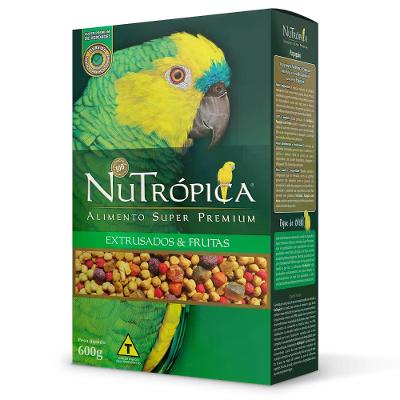 Ração Nutrópica para Papagaios com Frutas