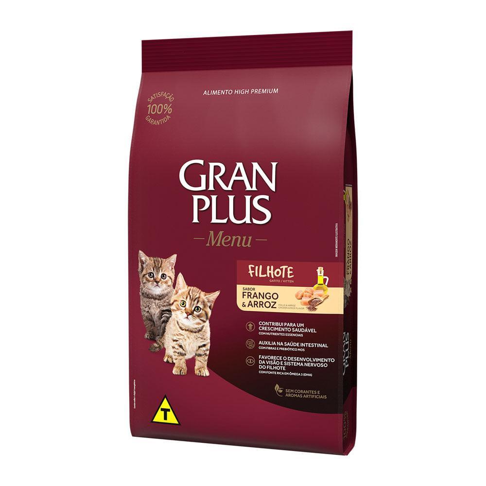 Ração GranPlus Menu Gatos Filhotes Frango e Arroz - 2
