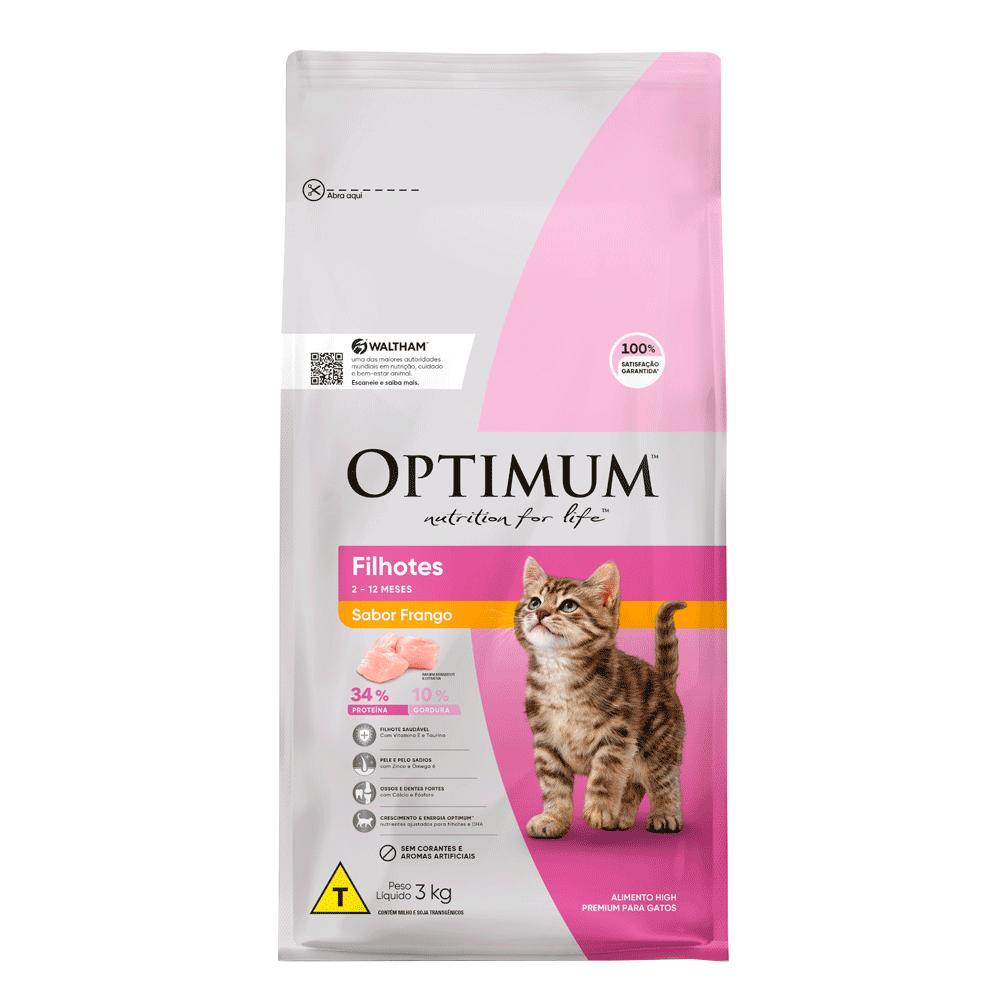 Ração Optimum para Gatos Filhotes Frango - 2