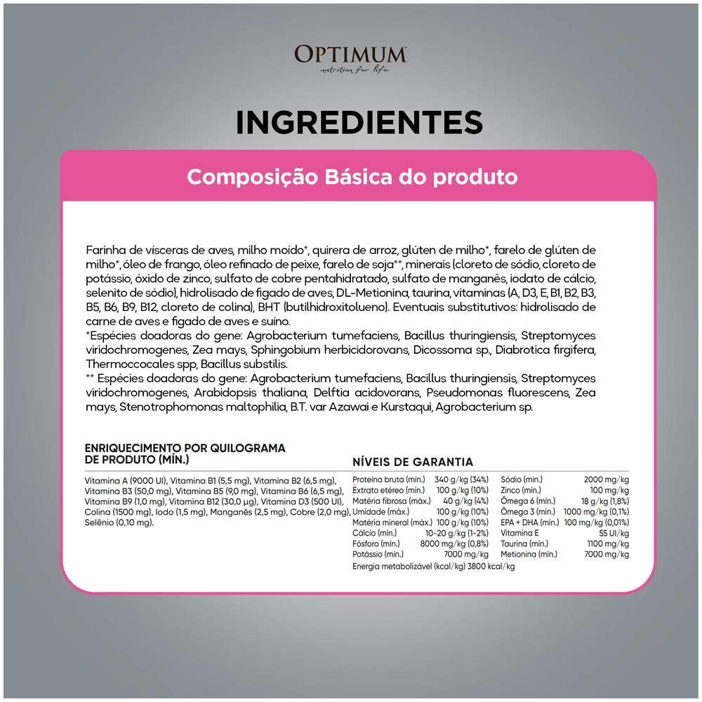 Ração Optimum para Gatos Filhotes Frango - 7