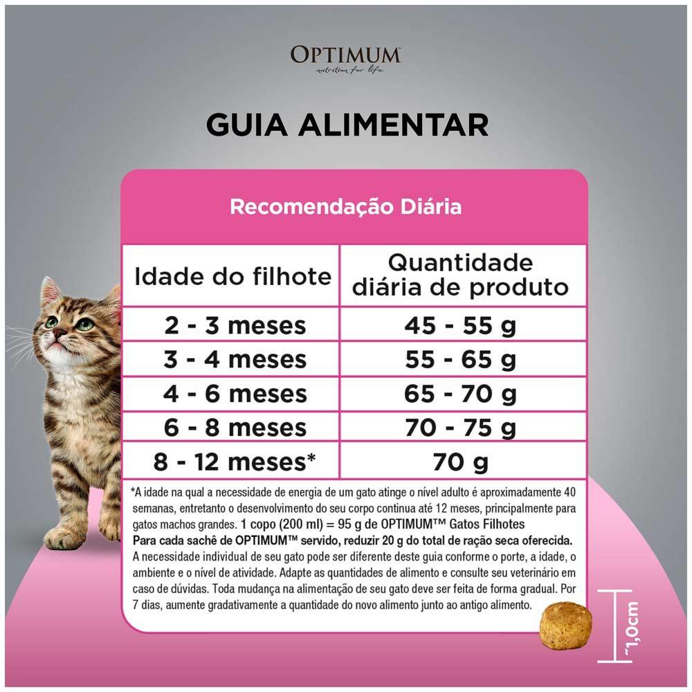 Ração Optimum para Gatos Filhotes Frango - 9