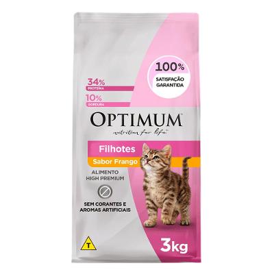 Ração Optimum para Gatos Filhotes Frango
