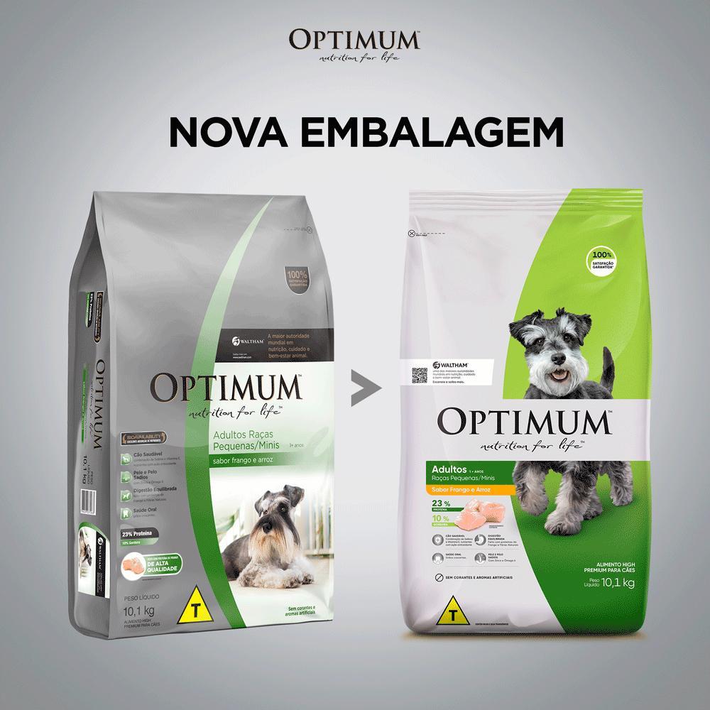 Ração Optimum para Cães Adultos Raças Pequenas e Minis Frango e Arroz - 2