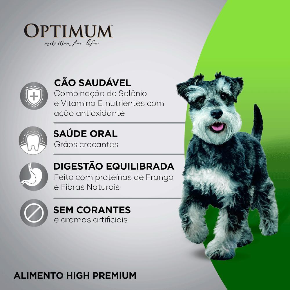 Ração Optimum para Cães Adultos Raças Pequenas e Minis Frango e Arroz - 3