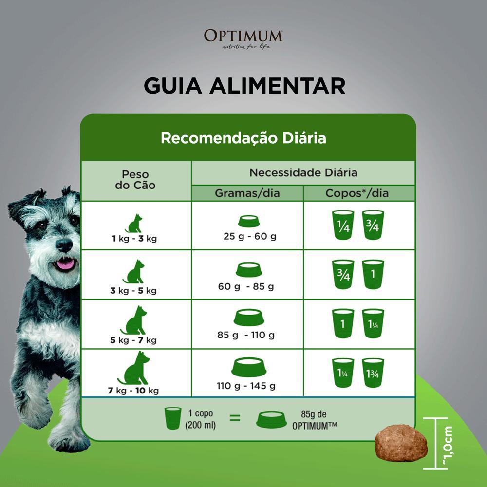Ração Optimum para Cães Adultos Raças Pequenas e Minis Frango e Arroz - 8