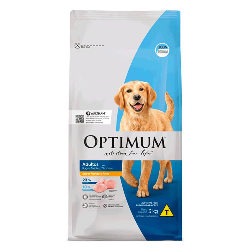 Ração Optimum para Cães Adultos Raças Médias e Grandes Frango e Arroz - 4