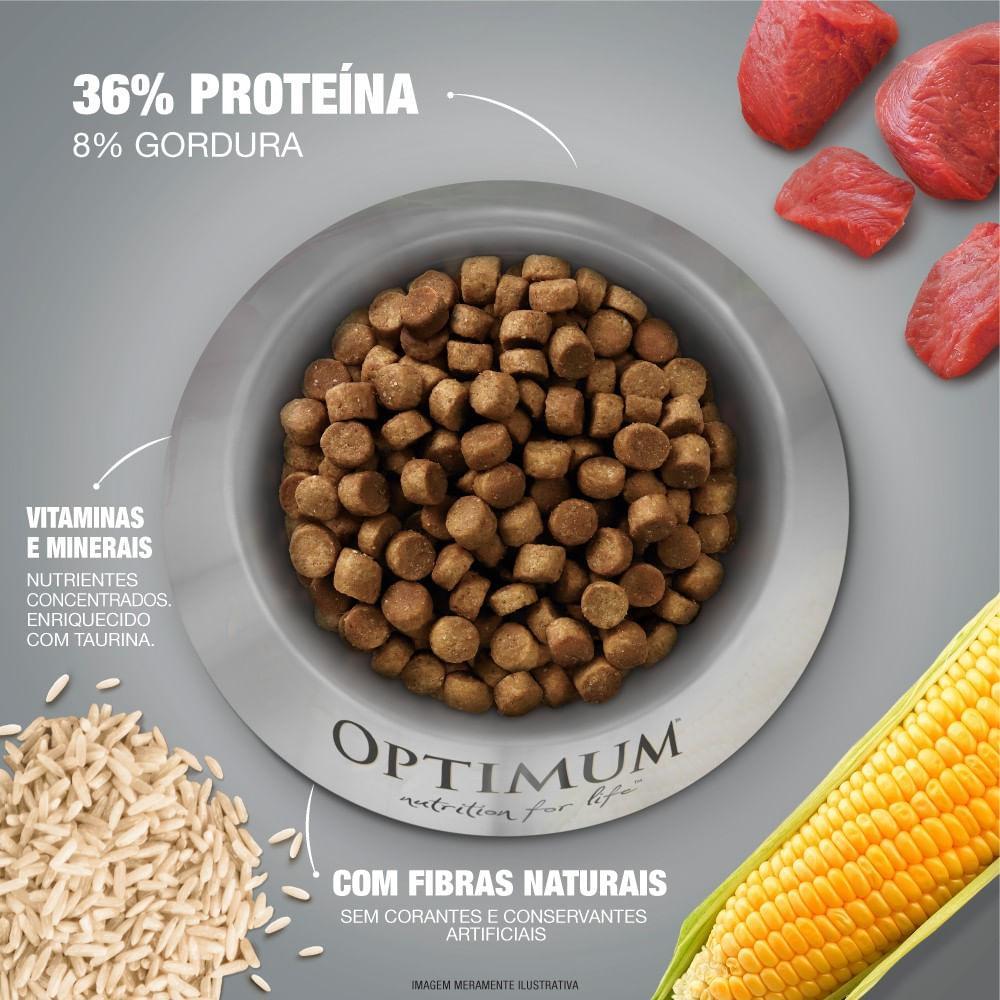 Ração Optimum para Gatos Adultos Castrados Carne - 5