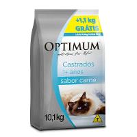 Ração Optimum para Gatos Adultos Castrados Carne - 1