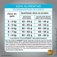 Ração Optimum para Gatos Adultos Castrados Carne - 9