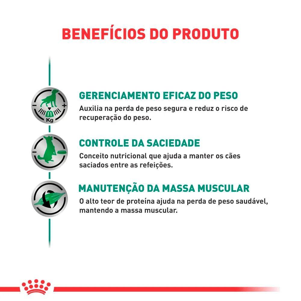 Ração Royal Canin Veterinary Diet Satiety Support para Cães Adultos com Excesso de Peso - 4