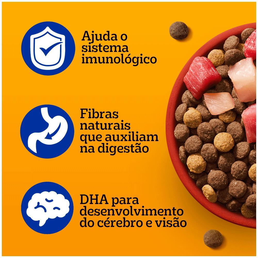 Ração Pedigree Cães Filhotes Raças Médias e Grandes Carne Frango e Cereais - 3