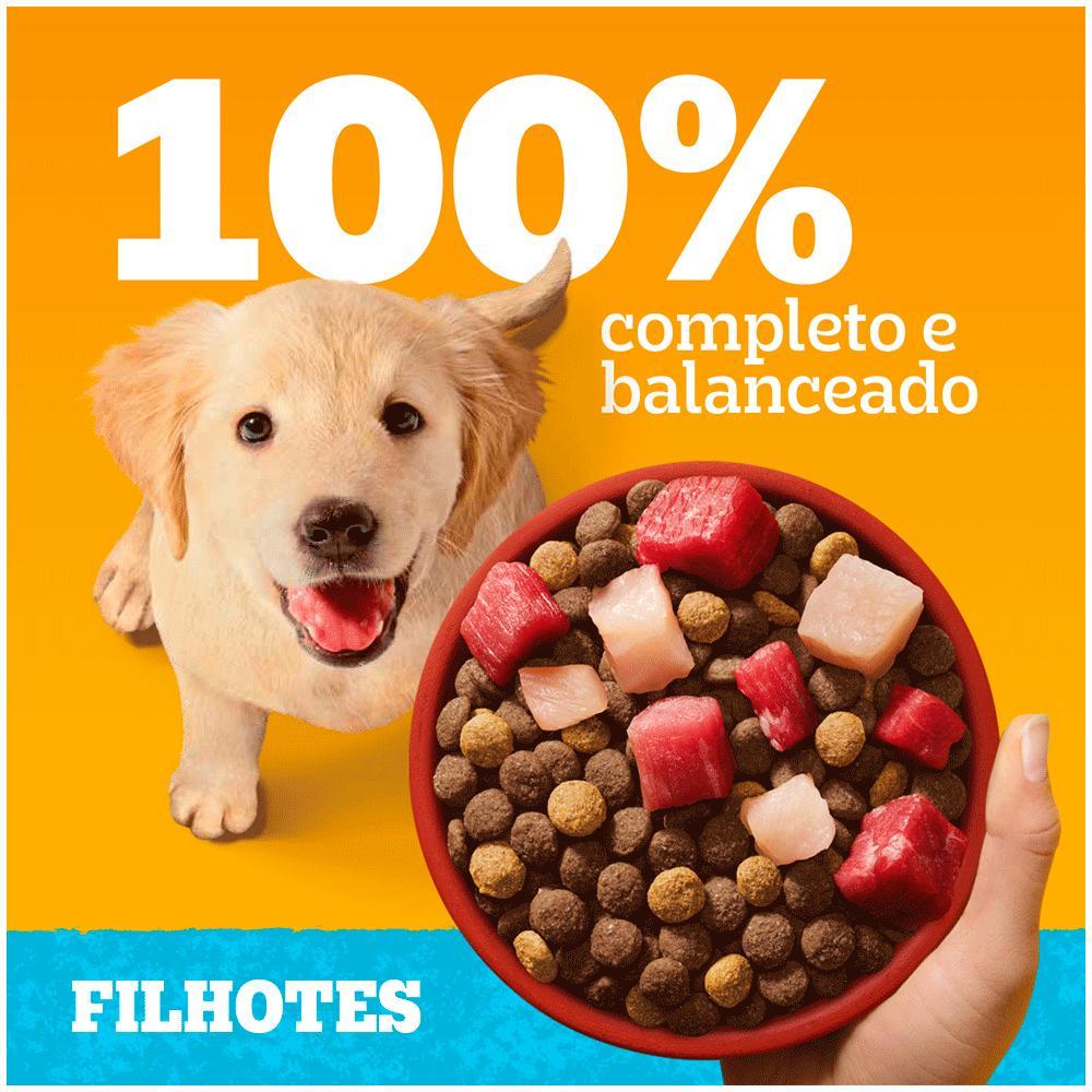 Ração Pedigree Cães Filhotes Raças Médias e Grandes Carne Frango e Cereais - 5