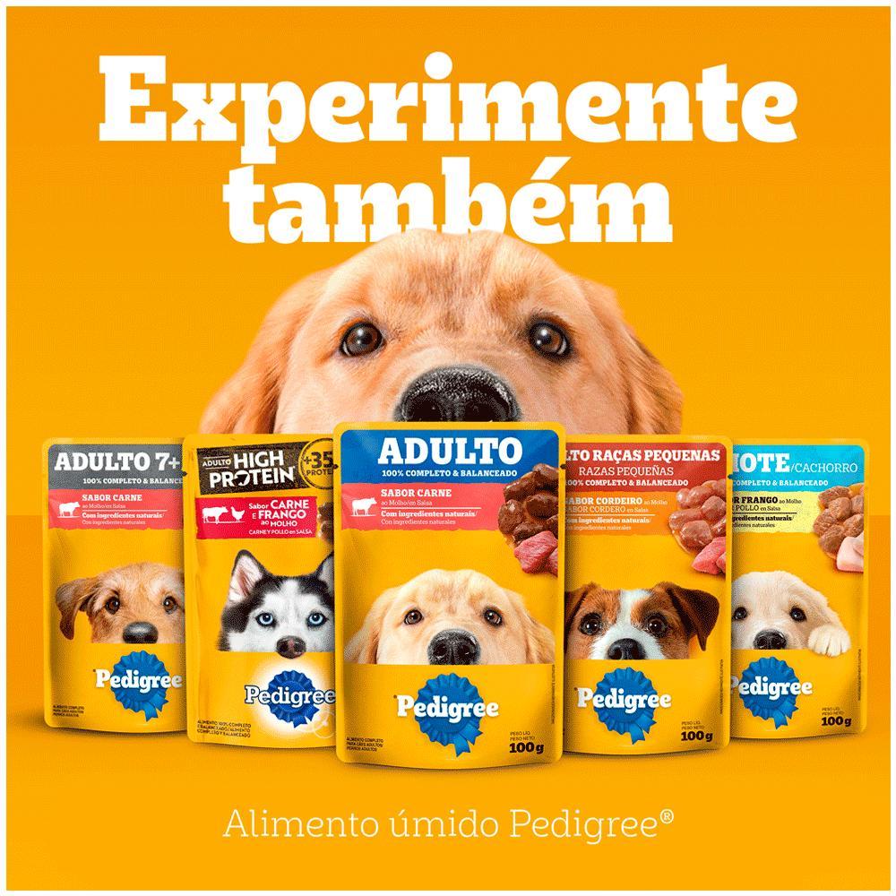 Ração Pedigree Cães Filhotes Raças Médias e Grandes Carne Frango e Cereais - 8