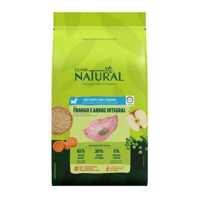 Ração Guabi Natural Cães Filhotes Raças Mini e Pequenas Frango e Arroz Integral