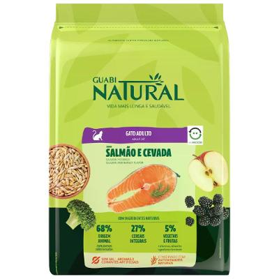 Ração Guabi Natural Gatos Adulto Salmão e Cevada 1,5kg