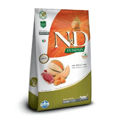 Ração N&amp;D Pumpkin Gatos Adultos Pato e Melão