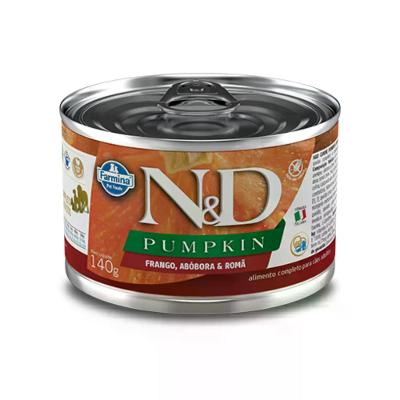 Ração Úmida N&D Cães Pumpkin Frango, Abóbora e Roma