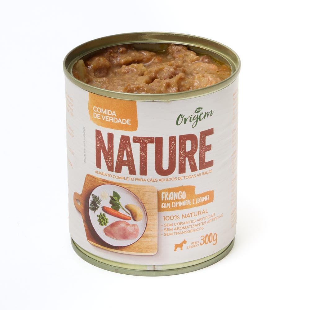 Ração Úmida para Cães Adultos Origem Nature Frango com Espinafre e Legumes - 8