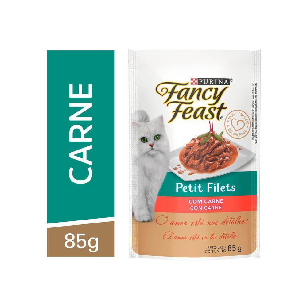 Ração Úmida Fancy Feast Petit Filet Carne - 4