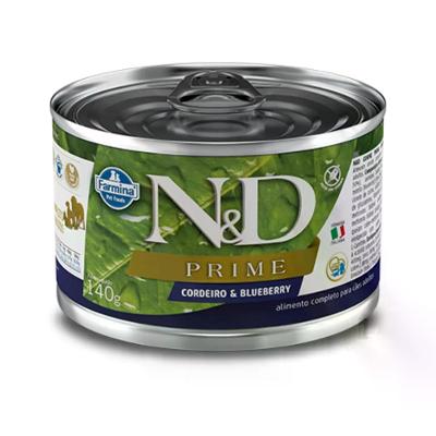 Ração Úmida N&D Canine Prime Cordeiro e Blueberry 140g