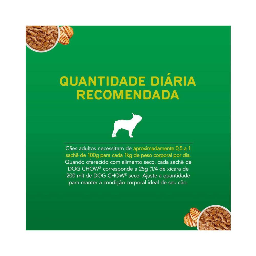 Ração Úmida Dog Chow Cães Adultos Mini e Pequenos Frango - 9