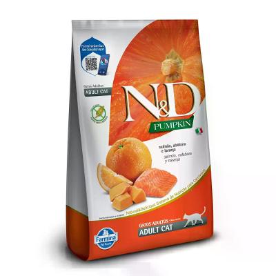 Ração N&D Pumpkin Gatos Adultos Tilápia e Laranja 400 g
