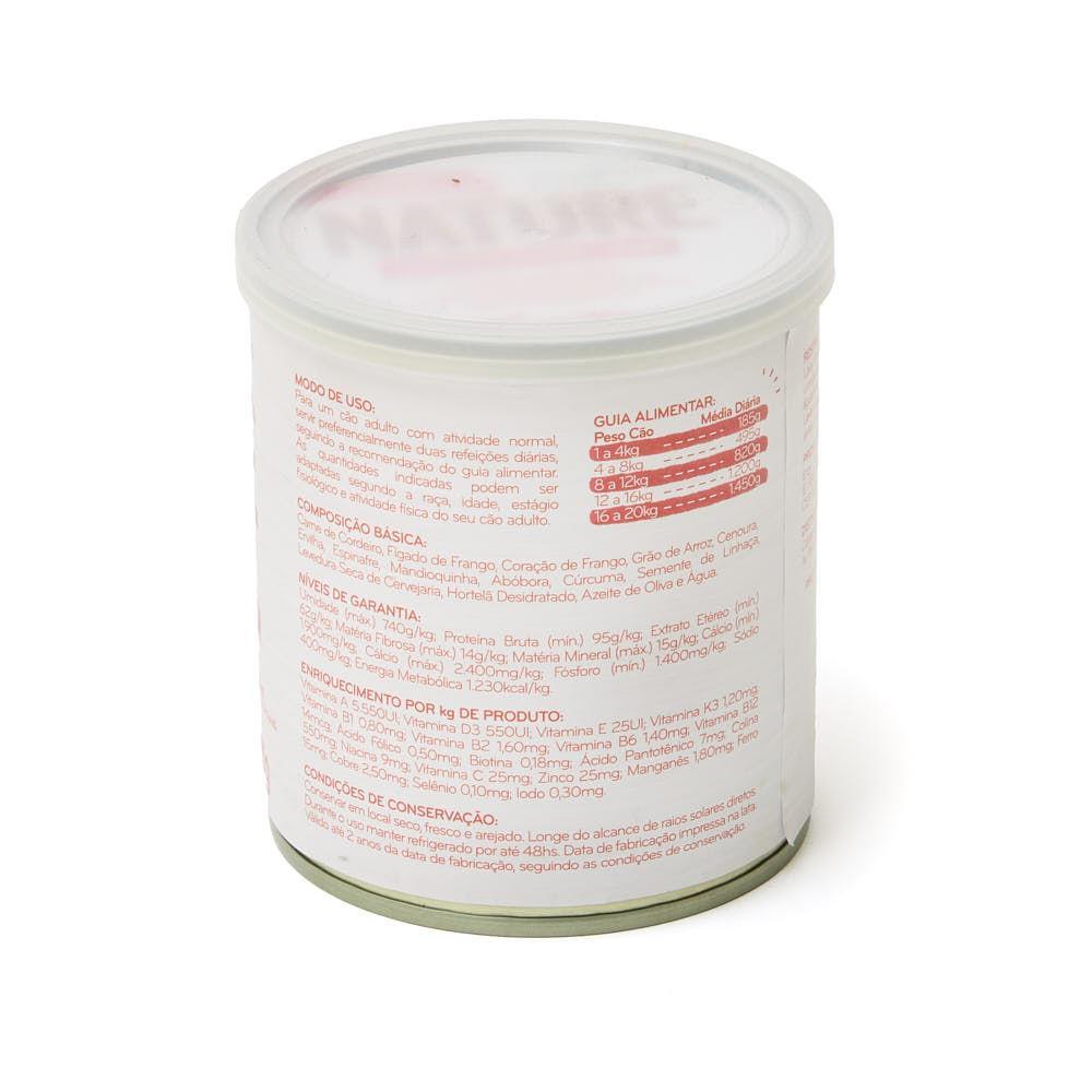 Ração Úmida para Cães Adultos Origem Nature Cordeiro com Espinafre e Legumes - 3